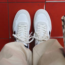 Veja V-90 Leather White Black