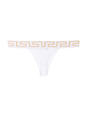 Versace Greca Waistband Thongs White one-kickz