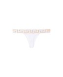 Versace Greca Waistband Thongs White one-kickz