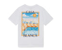 Casablanca Surreal Pool Printed T-Shirt 'White'