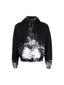 Balenciaga Painter Cropped Hoodie Black