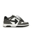OFF-WHITE Out Of Office OOO Low Tops Dark Gray Black