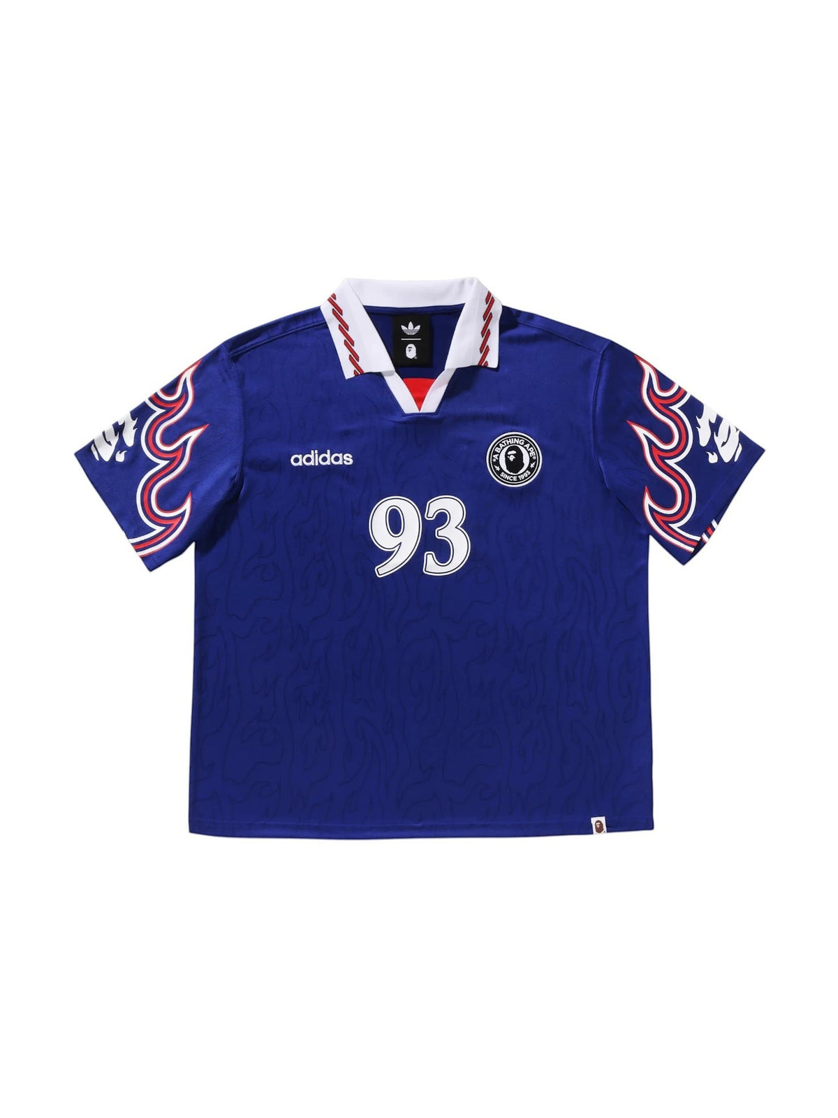 adidas x BAPE Flame Jersey Blue