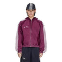 adidas x Thug Club Teamgeist Hooded Zip Up Maroon one-kickz