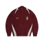 Corteiz Finesse Knit Zip Up Burgundry