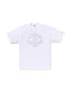 Bape College Package Space White Tee