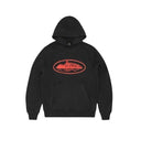 Hoodie Corteiz Alcatraz Black Red