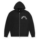 Corteiz Colly Arch Zip-Up Black Hoodie