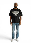Mixed Emotions ´End´ Rhinestone Tee Black