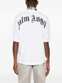 Palm Angels Curved Logo T-Shirt White