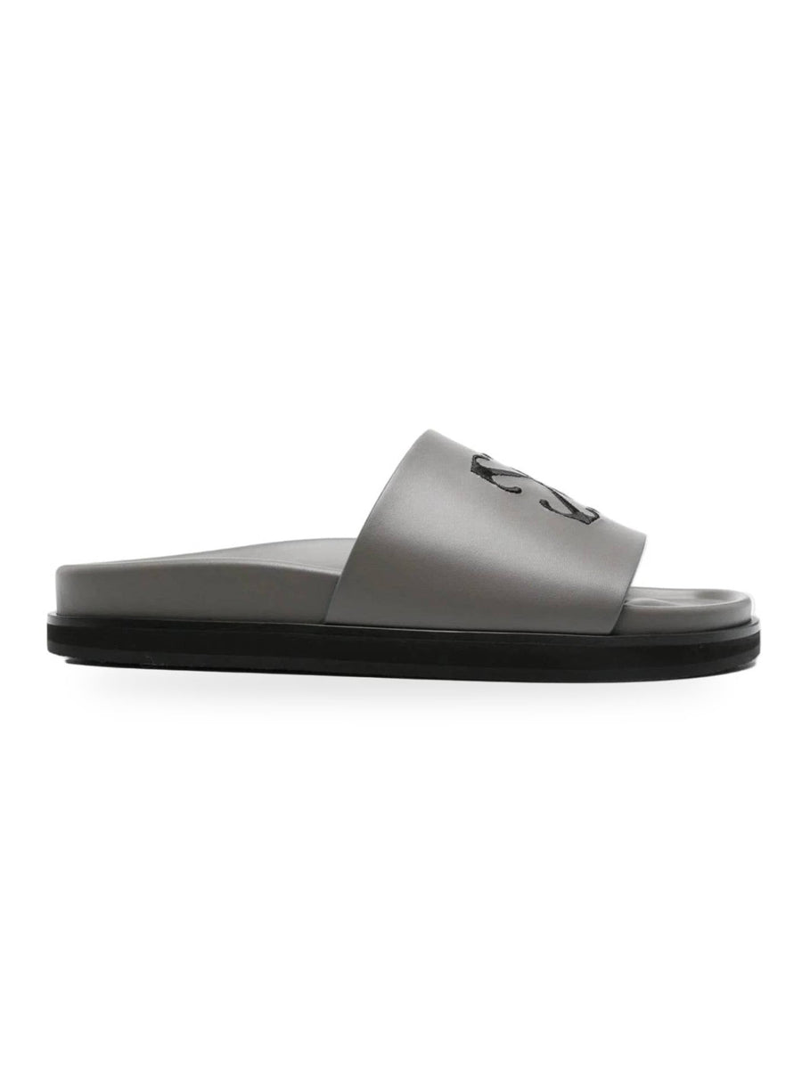 Off-White Pool Slider Grey
