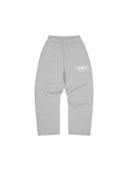 Corteiz Island Puff Print Print Open HEM Sweatpant Heather Grey