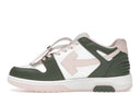 OFF-WHITE Out Of Office OOO Low Tops White Green Pink (Women's)