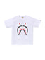 BAPE A Bathing Ape Shark Tee White