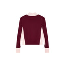 Eme Studios Betty Burgundy Zipper Knit