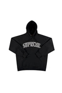 Supreme Hearts Arc Hooded Sweatshirt Black