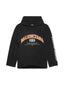 Balenciaga Womens Maison Balenciaga Cropped Hoodie Black/Orange/White