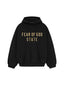 Fear of God Essentials Fleece Hoodie Black