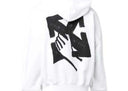 OFF-WHITE Hand Arrow Boxy Hoodie White