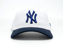New Era Crystals 9FORTY White — New York Yankees White/Blue