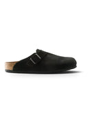 Birkenstock Boston Velour Leather Black