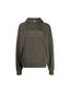 Fear of God Essentials Raglan Hoodie Gray Off Black