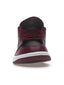 Jordan 1 Low Black Dark Beetroot (Women's)