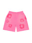 Denim Tears Mono Cotton Wreath Sweat Shorts Pink