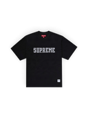 Supreme Twill Applique S/S Top Black