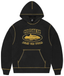 Corteiz Alcatraz Contrast Hoodie 'Black/Yellow'