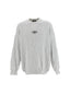 Balenciaga BB Paris Embroidered Logo Knitted Sweater Grey