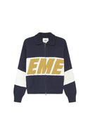 Eme Studios Thrill Mustard Zipper Knit