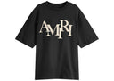 AMIRI Staggered Logo Tee Black