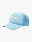 Corteiz Alcatraz Puff Print Trucker Baby Blue
