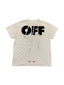 Off-White Silver Tape Logo White Tee