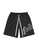 Godspeed OG Logo Nylon Shorts Black/White