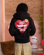 Nude Project Heartbroken Zip-Up Hoodie Black