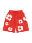Denim Tears The Cotton Wreath Shorts Red