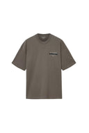 AllSaints Redact Oversized Embroidered Logo T-Shirt Forest Green