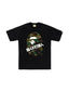 BAPE 1st Camo Bape Kanji Tee Black/Green