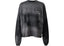 Hellstar Burned Tribal Oversize Crewneck Grey