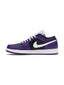 Jordan 1 Low Court Purple Black