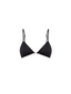 Diesel Luna-Dnm Logo Detailed Bralette Black
