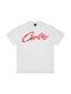 Corteiz Allstarz Red Flames Tee White