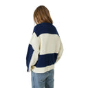 Eme Studios Layr Navy Knit Sweater