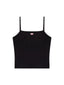 Diesel T-Hop-D Logo Embroidered Cami Top Black
