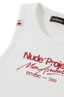 Nude Project Mon Amour Tank Top White one-kickz