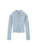 Nude Project Cherries Full-Zip Knit Light Blue one-kickz