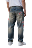 Supreme Mitchell & Ness Atlanta Braves Loose Fit Jean Blue