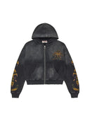 Vale Forever Reborn Thermal Zip Hoodie Black